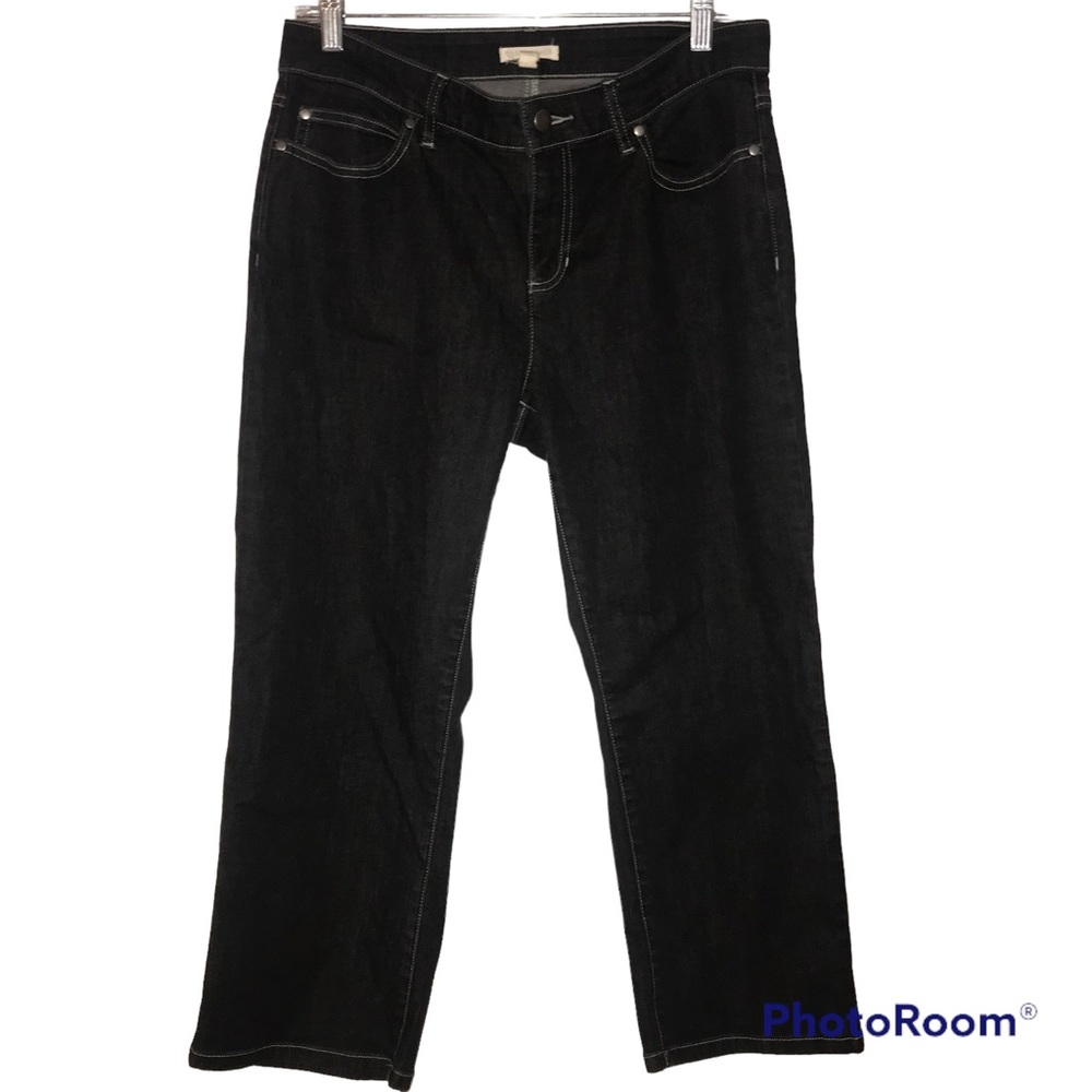 Eileen Fisher Dark Straight Leg Jeans